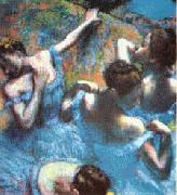 Edgar Degas Danseuses Bleues oil painting artist